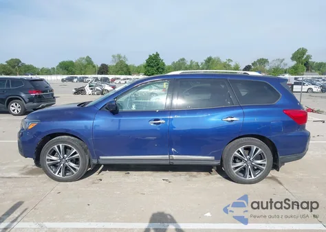 2019 Nissan Pathfinder Platinum z USA, uszkodzony, nr VIN 5N1DR2MN5KC583624